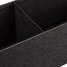 Relaxdays 10019049_93 Cassapanca Pouf Pieghevole, Tela, Marrone, 114.0x38.0x38.0 cm