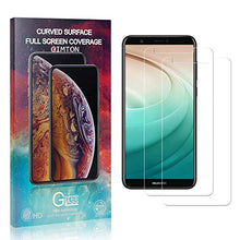 GIMTON Trasparente Vetro Temperato per Huawei Enjoy 7S, Nessuna Bolla, Anti Impronte, Pellicola Protettiva in Vetro Temperato, 0.26mm Ultra Sottile, 2 Pezzi