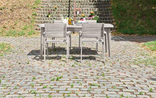 greemotion Tavolo allungabile da giardino in legno di acacia “Maui”, ca. 180/240 x 75 x 100 cm, grigio