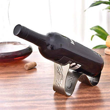 Portabottiglie da vino in ferro Portabottiglie da vino a forma di W Portabottiglie da vino singolo Espositore da tavolo Espositore