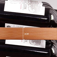ZHAORU Portabottiglie in Legno massello, Supporto per Organizer per Bar, Ripiani per Bottiglie di Champagne, Perfetti per la casa e la Cucina