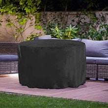 YULIAN Garden Mobili Copre Circa 230x110 cm, terrazza Arredamento Copertina Set Impermeabile, Tavole da terrazza 420D Tavoli e sedie ad Alte Prestazioni Set, Altezza Regolabile, Nero