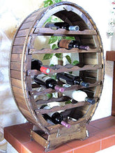 DanDiBo Scaffale Vini Botte-Vino per 24 Bottiglie verniciatura Marrone Bar Supporto Bottiglie Botte Porta Bottiglie