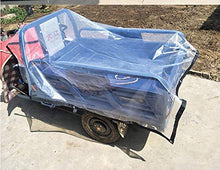 WGEMXC Tarpa Impermeabile per Telone Multiuso All'Aperto, Tela Impermeabile, Tessuto Di Plastica Pesante Trasparente Piove Antipasto per Tenda Balcone, Max 3X10M,3X5M.