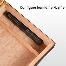 Humidor Humidor Humidor Set Humidor in Legno Massello Sigaro Scatola Idratante Configurazione Ripiano in Legno di Cedro Umidificatore Termometro può Contenere 30 Sigari