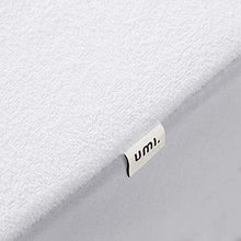 Amazon Brand - Umi Coprimaterasso in Spugna di Cotone Impermeabile e Traspirante(160 x 200 cm)