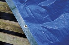 VERDELOOK Telo occhiellato Multiuso in polietilene, 10x6 m, Verde/Blu, coperture