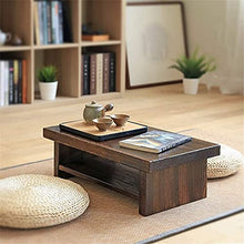 Tavolo da picnic all'aperto Tavolino Tavolino Tavolini Tatami Giapponese Tatami Tavolo da esterno Picnic Capacità di carico 230kg (Colore, Brown, Dimensioni, 60 * 35 * 20 cm), Brown, 80 * 39 * 28 cm B