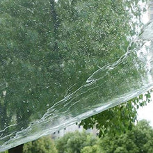 GGYMEI Telo Impermeabile Esterno, Telone Impermeabile Trasparente Compresse di Plastica Antipioggia, Antivento, Facile da Piegare per L'isolamento del Giardino di Copertura Vegetale
