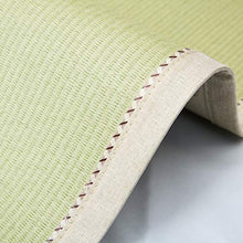 MBY Materassino in bambù, Culla Bambini Seta Ghiacciata Malacca Sedili Doppia Faccia Scuola Materna Pisolino Speciale Stuoia di Paglia (Size : 50×90cm)
