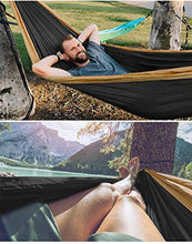 Amaca Leggera Da Esterno Portatile Leggera Paracadute Doppio Multifunzionale Campeggio Zaino Da Viaggio Spiaggia Giardino Giardino 37
