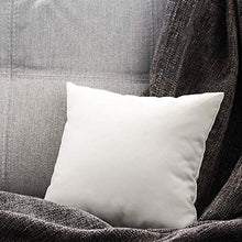 JKKJ - Cuscino per letto con inserti per testiera e testiera, in tessuto non tessuto con inserti in tessuto di lana, 45 x 45 cm, colore: Bianco