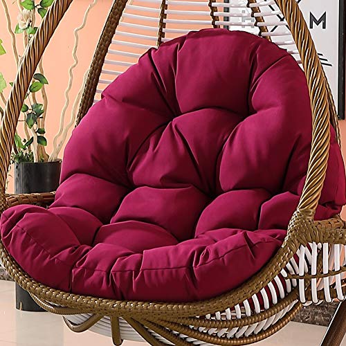 YAYONG Cuscino Sedile Altalena Nest Spesso Impermeabile Lavabile Appeso Uovo Amaca Cuscini per Sedie Fucsia (Solo Cuscino)