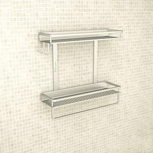 DZHTWSRYGR Bathroom Corner Shelf Space Aluminum Bathroom Shelf Toilet Shelf