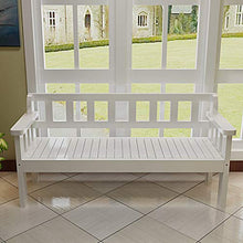 XLOO Mobili di Ottima qualità, Panchina in Legno per Esterni, Panchina da Giardino per Esterni, Sedia da Giardino, Pino Naturale, Super carico, Diversi Colori, Dimensioni
