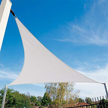 SUNNY GUARD Tenda a Vela Triangolare 3x3x3m HDPE Traspirante Protezione Raggi UV per Giardino terrazza Campeggio, Crema
