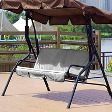 chengong Cuscino per Sedia a Dondolo Impermeabile e Facile da Pulire, coprisedile per Altalena, Prato per Giardino Esterno(Gray)