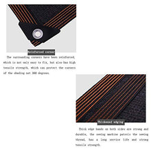 HTL Durable 12-Pin Parasole Net, Spessa Protezione Solare Panno, Usato per Ombreiatura e Isolamento Termico Di Courtyard, Balcone e Sul Tetto. L'Ombreiatura Tasso È Del 90%,Nero,6M * 15M