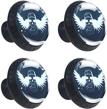 Cranio di lavagna Pomelli per Porta Set di 4 Pomelli per Mobili Manopole per Cassetti Cucina Armadio Vetro