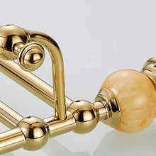 Rishx Portasciugamani Mobile in Bronzo Antico da 4 Bar Europeo Lusso Regolabile in Acciaio Inox con Base in Marmo mensola Porta Asciugamani Accessori per Il Bagno portasciugamani