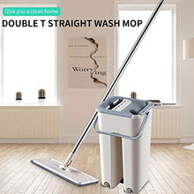 SSAYY Spray Mop Mop per Pulizia Magica Mop per Pulizia A Mano Libera Mop in Microfibra con Secchio Mop per Spremitura Piatta   Panno Pulito per Cucina di Casa