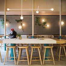 WRJY Sedia da Bar in Legno, seggiolone Sgabello da Bar per Il Tempo Libero all'aperto Adatto per la Cucina della Sala da Pranzo 0111 (Colore: B, Dimensioni: 55 cm)