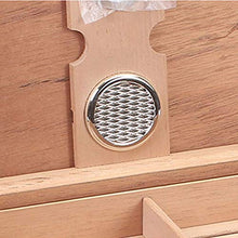 Humidars Cigar Humidor - Cigar Humidor creativo di sicurezza a due livelli a quattro zone Mat antico modello casa Cigar Box 50 Sticks Cigar Humidor Box mantenerlo fresco .Scatola di immagazzinaggio di