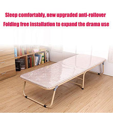 TWW Lenzuolo Pieghevole, Home Office, Pausa Pranzo, Artefatto Pisolino, Letto Semplice Portatile, Letto Invisibile Pieghevole, Letto Singolo Pieghevole