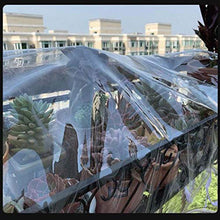 MY1MEY Telo Trasparente per Esterno, 0.3Mm Telo Trasparente Gazebo, Tenda Trasparente Plastica Impermeabile Rinforzato Resistente All'Aperto, per Rimorchi, Auto, Barche(0.3mm1.5 * 3m(4.9 * 9.8ft))