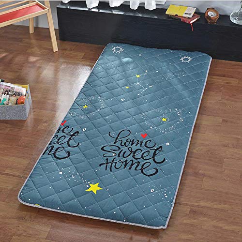 Dormire Tatami Tappetino,Peluche Coprimaterasso Trapuntato Pieghevole per La Casa,dormitorio Studentesco umidità-Prova Rotolo da Letto Giapponese Morbido-b Pieno