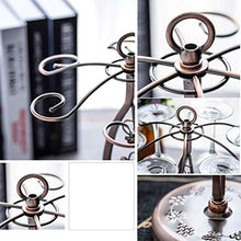 MHBGX Portabocchio per Vino, Supporto per il Vetro Di Vino Antipolvere Creativo Tazza Di Tazza Rossa ad Alto Upside Down Appeso Scaffale 26 X 14 X 38 cm