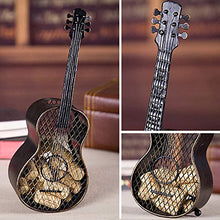 Contenitore per Vino in Sughero Bar Ristorante A Forma di Chitarra Contenitore in Sughero per Vino Tappo per Bottiglia di Vino Scatola di Immagazzinaggio Decorazione Artigianale per La Casa