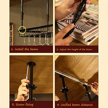 Classico, scaffale da bar galleggiante per vino, portabottiglie e vetro, supporto rustico per vino, scaffale da parete, scaffale da parete vintage