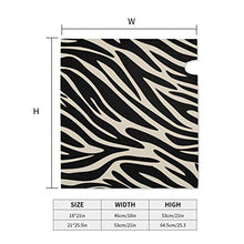 Classic Elegance Black And Tan Zebra Print Unique Designed Magnetic Mail Box Copre Postale Box Cover per Giardino Cantiere Decor Dimensioni Standard 51x48 Pollici