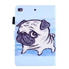 Robinsoni Custodia Compatibile con iPad Mini 1/2 / 3/4 / 5 Tablet Cover con Supporto PU Pelle Folio Flip Libretto Auto Sleep/Wake Libretto Cover Cartone Animato Libro Cuoio Portafoglio Case,Cane