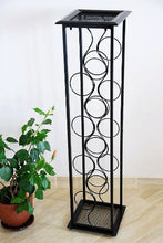 DanDiBo Scaffale Vino Colonna di Fiori “Oktave” 100 cm Supporto Bottiglie Metallo Scaffale Porta Bottiglie