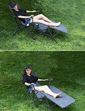 ZHANGYY Sedie a Sdraio da Patio Sedia da Campeggio - Sedia da Campeggio Pieghevole con poggiapiedi e Custodia, Resistente al Campeggio all'aperto