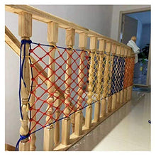 MFLASMF Rete di Sicurezza Protezione del Balcone Rete di prevenzione della Caduta dei Bambini, Rete di Recinzione per Gatti Rete di Decorazione Rete di Sicurezza Rete di Corda Intrecciata,