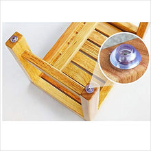 MGMDIAN Sgabello da Bagno Impermeabile Sgabello da Bagno Vecchio Uomo Panca in Legno massello anticorrosione per Adulti Sgabello Antiscivolo per Doccia Accessori da Bagno