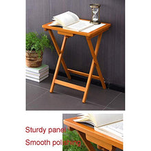 N/Z Living Equipment Tavolino da caffè Tavolino in Piastrelle di Ceramica Desktop 53 X 42 cm Pieghevole e Quadrato Luminoso Bistrot Laterale per Patio Giardino Soggiorno Tavolino da Esterno B