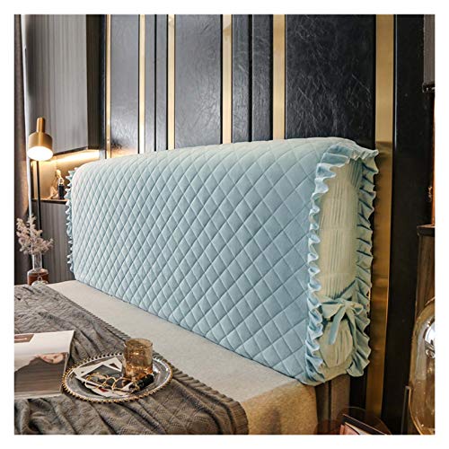 JHWSX Fodera per Testiera, Fodera per Fodera per Testiera in Tinta Unita Elasticizzata Antipolvere, Copri Testata per Letto Matrimoniale/Matrimoniale/Queen/King/California King Size