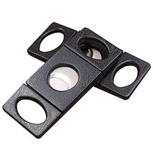 amropi Taglia Sigari Ghigliottina Nero Plastica Tagliasigari in Custodia Regalo (Nero x 2)