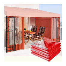 GDMING Lati del Padiglione, Impermeabile Robusto Telone, Protezione Solare A Prova di Vento Cortina d'Acqua con Occhielli, per Terrazza Portico Giardino Gazebo, Personalizzabile