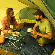 N / B Tavolo, Tavolo in Alluminio, Tavolo da Picnic Pieghevole, Impermeabile, Resistente, Facile da Pulire, Pieghevole, Adatto per Campeggio e Guida