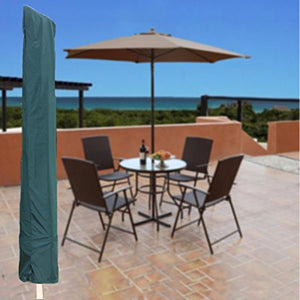 SISHUINIANHUA 190x96cm Patio per Esterni Copertura Protettiva Impermeabile con Cerniera per Cerniera per Cantilever Garden Parasol Copertura ombrelloni