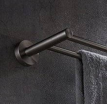 Portasciugamani Cremagliere doppie in acciaio inox 304 Specchio quadrato in acciaio inox lucido allungabile porta salviette Appendiabiti da bagno (dimensioni : 30cm)