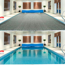 Telo protettivo per piscina, resistente ai raggi UV, resistente ai raggi UV, copertura per piscina, copertura antipolvere per vasca idromassaggio, 2 x 4 m