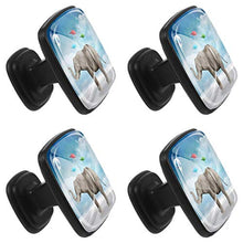 Elephant balloon origami bird Pomelli per Porta Set di 4 Pomelli per Mobili Manopole per Cassetti Cucina Armadio Vetro