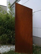 Zen Man ruggine frangivista Parete Protezione antiruggine Giardino Accessori 031996 H180/125 * 50 cm Fatto a Mano 1 mm