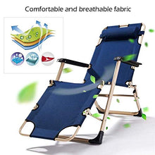 Generic Brands Sedia a Sdraio Regolabile per Sedia a Sdraio a gravità Zero reclinabili per Patio Esterno da Spiaggia Prato da Campeggio Sgabello Pieghevole Resistente
